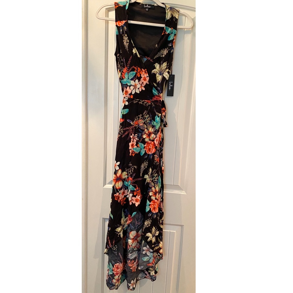Lulus backless maxi dress